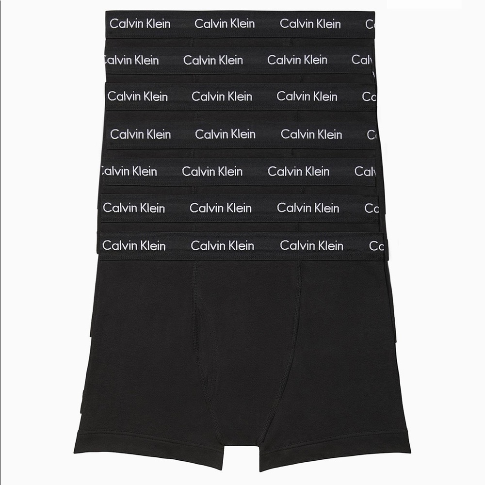 Calvin Klein Classic Fit 7-PACK Trunks - Large